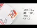 Traveler's Notebook Layout | Kelly Purkey DT Travel Details Kit