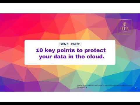 10 key points to protect your data in the cloud