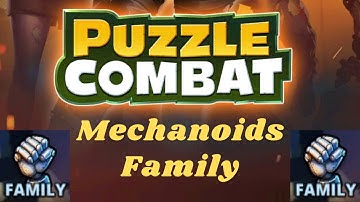 Mechanoids Family Heroes - Puzzle Combat