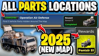 🔥*NEW MAP* ALL PANTSIR S1 PARTS LOCATIONS IN WAR TYCOON! ROBLOX WAR TYCOON PANTSIR S1