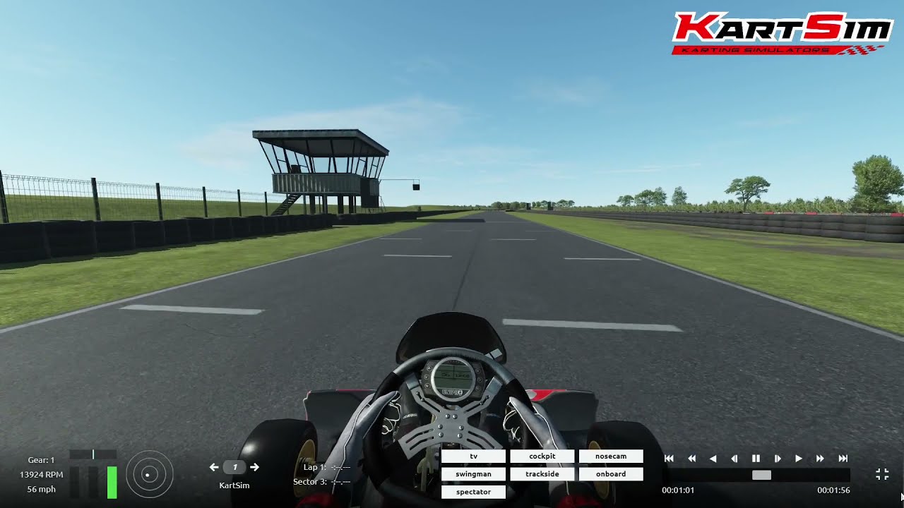 Fulbeck Kart Circuit Hotlap in KartSim on rFactor 2 YouTube Fulbeck Kart Circuit Hotlap in KartSim on rFactor 2 YouTube