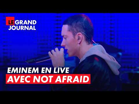 Eminem en live sur le plateau : Performance incroyable de “Not Afraid” 🔥 | Le Grand Journal