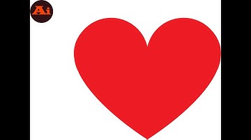 Learn How To Make And Draw The Facebook  Heart Emoji in Adobe Illustrator   _   GFX WORLD