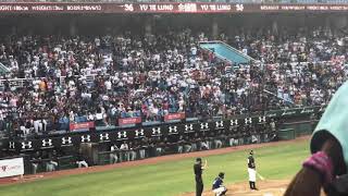 20190720 Lamigo Monkeys 桃猿 辣年糕趴 四局下半 韓式應援 韓風應援 樂天巨人啦啦隊 Lamigirls 롯데자이언츠 Lotte Giants