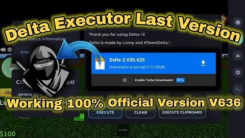 Delta Executor Mobile Latest Version V636 Working🔥💯  | Official Update 👑🥷| Roblox