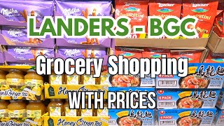 LANDERS SUPERSTORE GROCERY SHOPPING with Prices / Uptown BGC