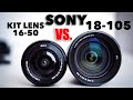 Sony Kit Lens vs 18-105 for filmmaking - Should you upgrade? (A6000, A6400, A6300, A6100)