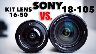 Sony Kit Lens vs 18-105 for filmmaking - Should you upgrade? (A6000, A6400, A6300, A6100)