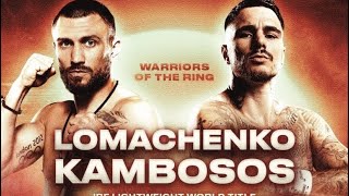 LOMACHENKO VS KAMBOSOS JR PREDICTION