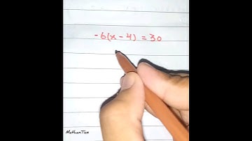 solve simple equation #mathantics