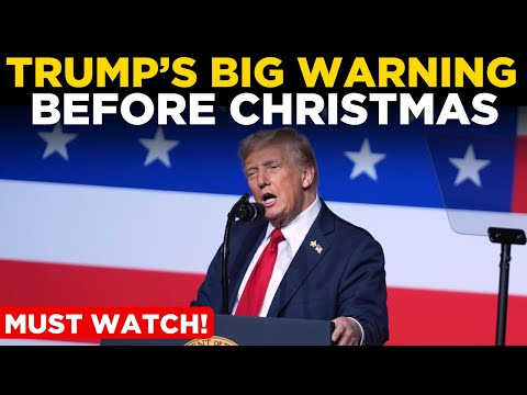 Donald Trump Speech LIVE Trump Stunning Warning To Russia Venezuela Before Christmas US News