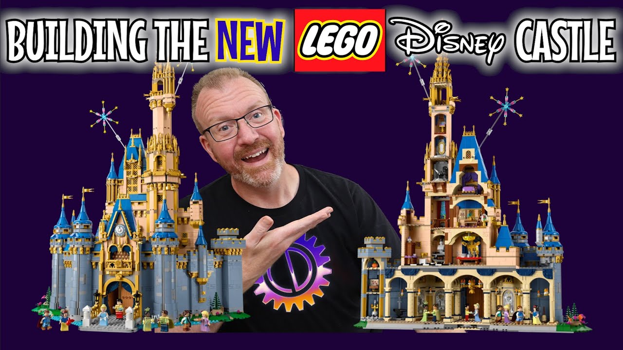 Building the #Lego #Disney100 Castle | Build & Review - YouTube
