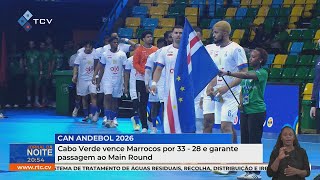 Cape Verde defeats Morocco 33-28 and secures passage to the Main Round.