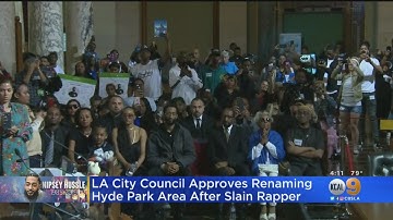 Corner Of Crenshaw And Slauson In South LA To Be Renamed After Nipsey Hussle