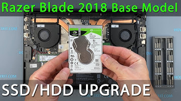 Razer Blade 15 RZ09 (Base Model 2018) Hard Drive or SSD Upgrade: Replacement & Installation Guide