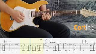 Livin´ On A Prayer - Bon Jovi - Guitar Solo Tutorial - Guitar Pro Tabs - Cort G280 Select