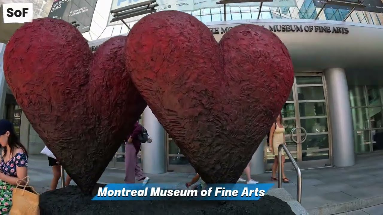 🇨🇦MONTREAL Street Walking Tour on a Busy Day-Canada Tour Guide 