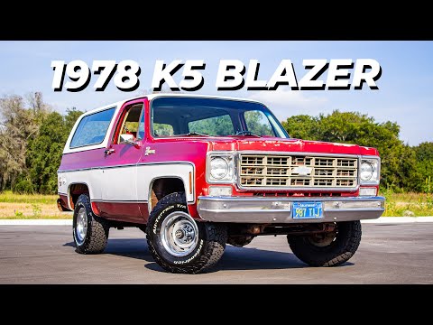 1978 K5 BLAZER RED