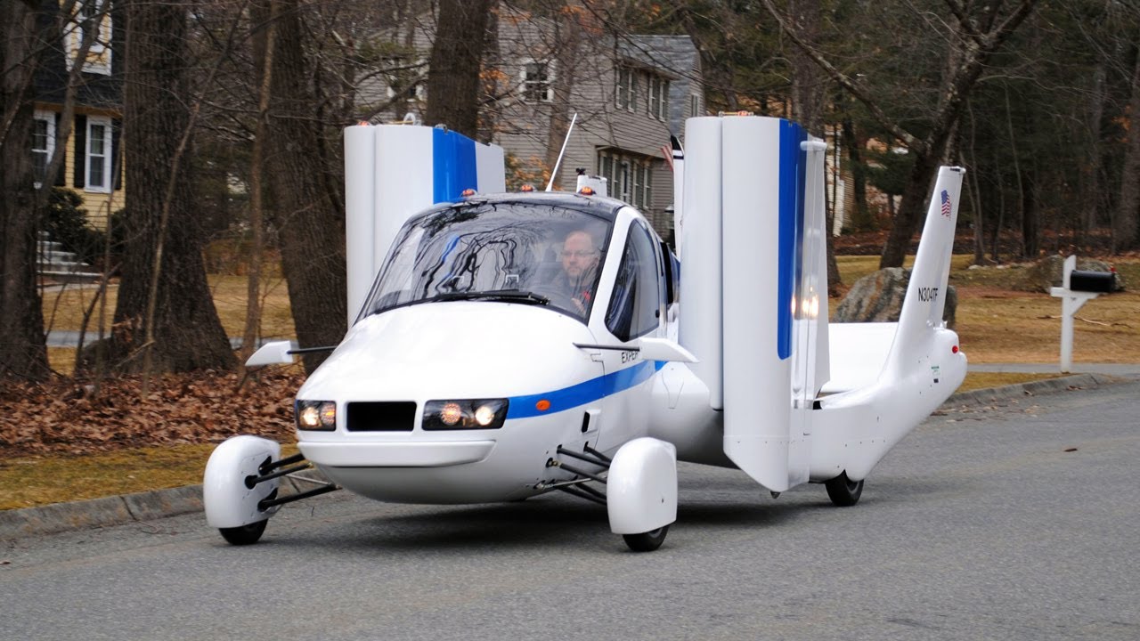 ⁣Flying Car - Would You Ride In This Terrafugia Transition street-legal aircraft?