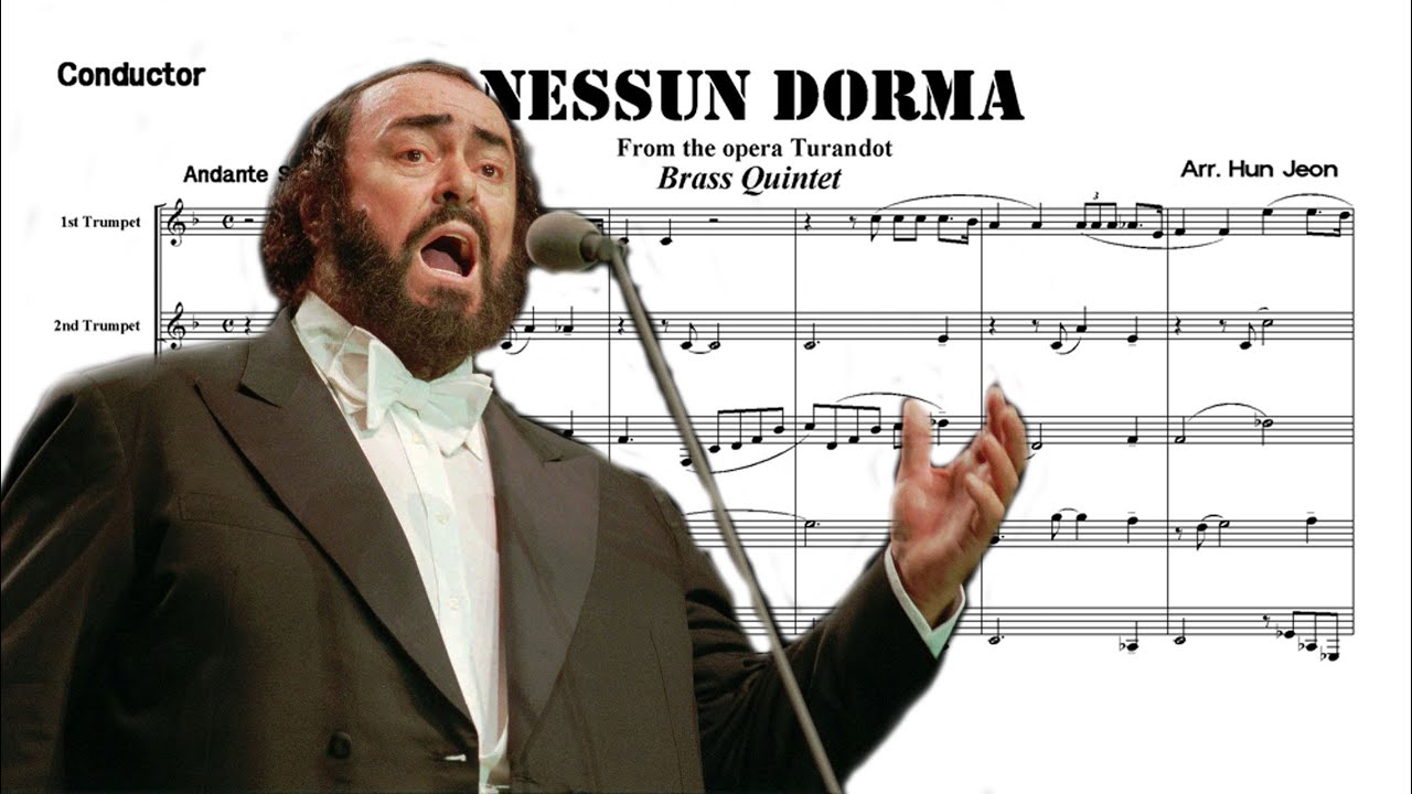 Turandot Nessun dorma (Brass Quintet Arrangement) YouTube