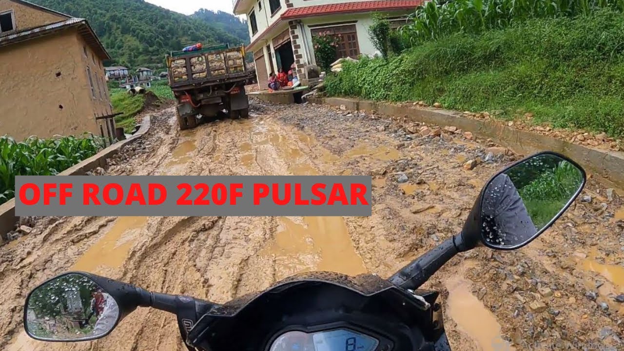 OFF ROAD RIDE PULSAR 220F ABS|| Bajaj Nepal|| Nepali Ghumante