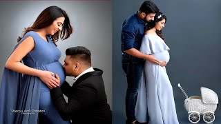 Cute Maternity Photoshoot Ideas 😍💖 | latest trendy maternity photoshoot couple poses |