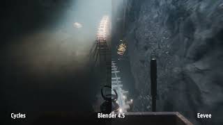 Wild Mine Cart Ride (Cycles VS Eevee) screenshot 3