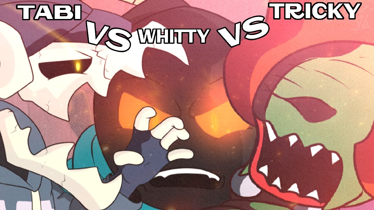 Tabi vs Whitty vs Tricky [Genocide x Ballistic x Madness] Friday Night Funkin Mashup