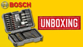 Bosch 43-Piece Bit Set Unboxing ASMR | High-Quality Tools & Relaxing Sounds