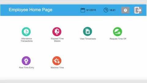 Infor Factory Track Time Track Overview