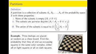Probability 6: Partitions