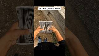 AC filter Clean At Home #car #carcare #tips #maintenance
