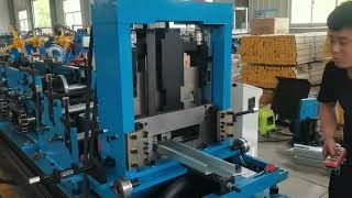 Metal C CZ Shape Making Line Steel Purlin Roll Forming Machine