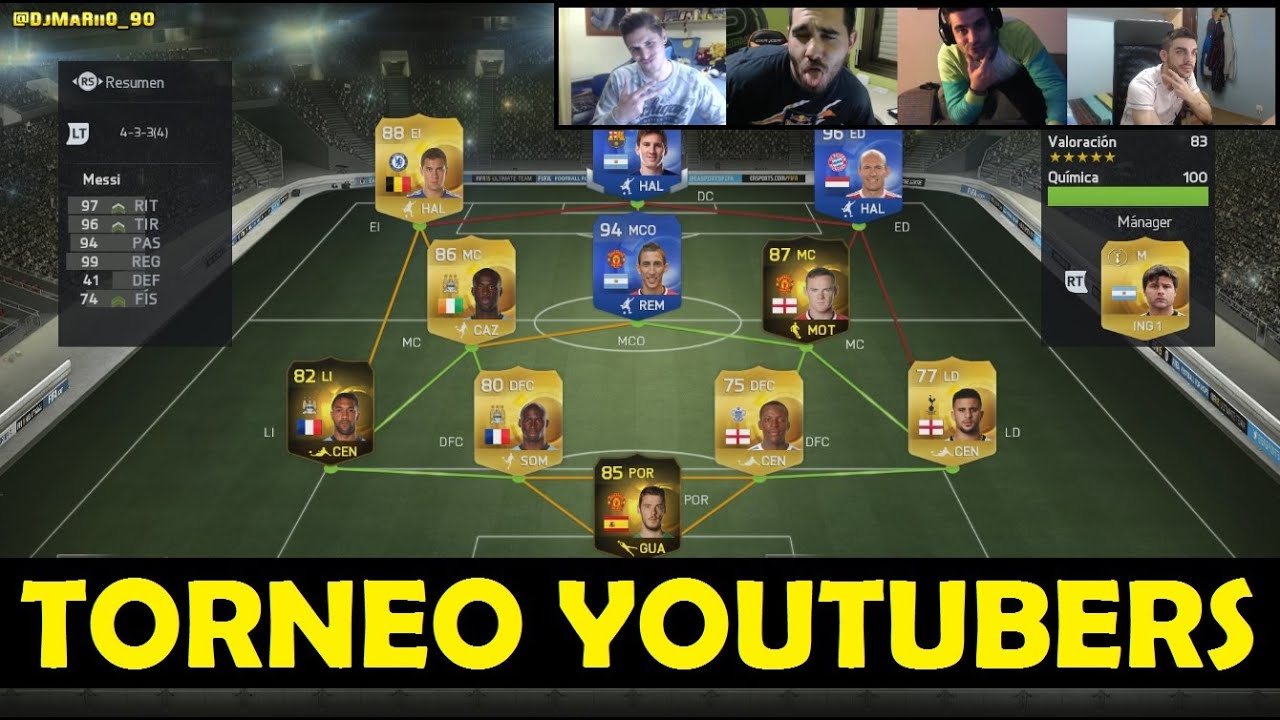 FIFA 15 | TORNEO YOUTUBERS 8.0 | Cacho TOBBALink Pumuscor y DjMaRiiO