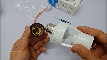 Đui đèn Thông minh 👍cảm ứng chuyển động hồng ngoại E2701, phát hiện di chuyển, lắp đặt đơn giản