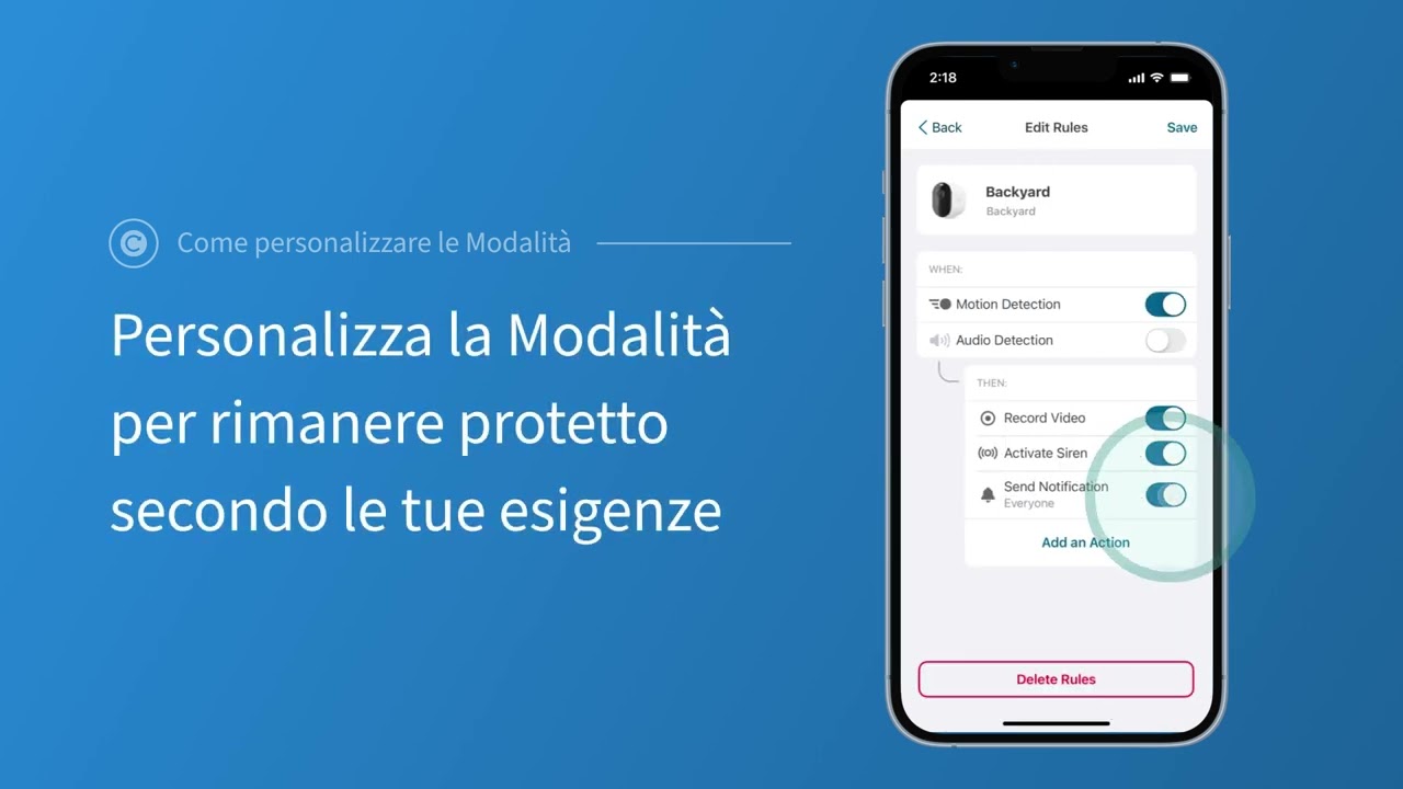 App Arlo Secure: Come configurare le modalità personalizzate | Sicurezza domestica intelligente