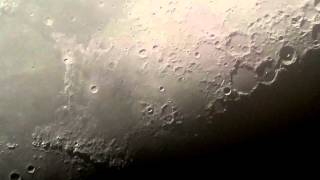 Moon Through the Clouds