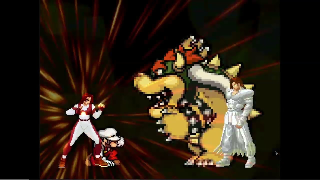 Karane MUGEN Battle #347: Super Mario & Anne Scott vs Bowser & Demetra
