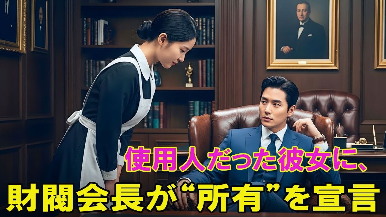 【感動する話】父の借金を返すため、財閥家のメイドになった彼女ついに彼は叫んだ。「彼女は俺のものだ！」