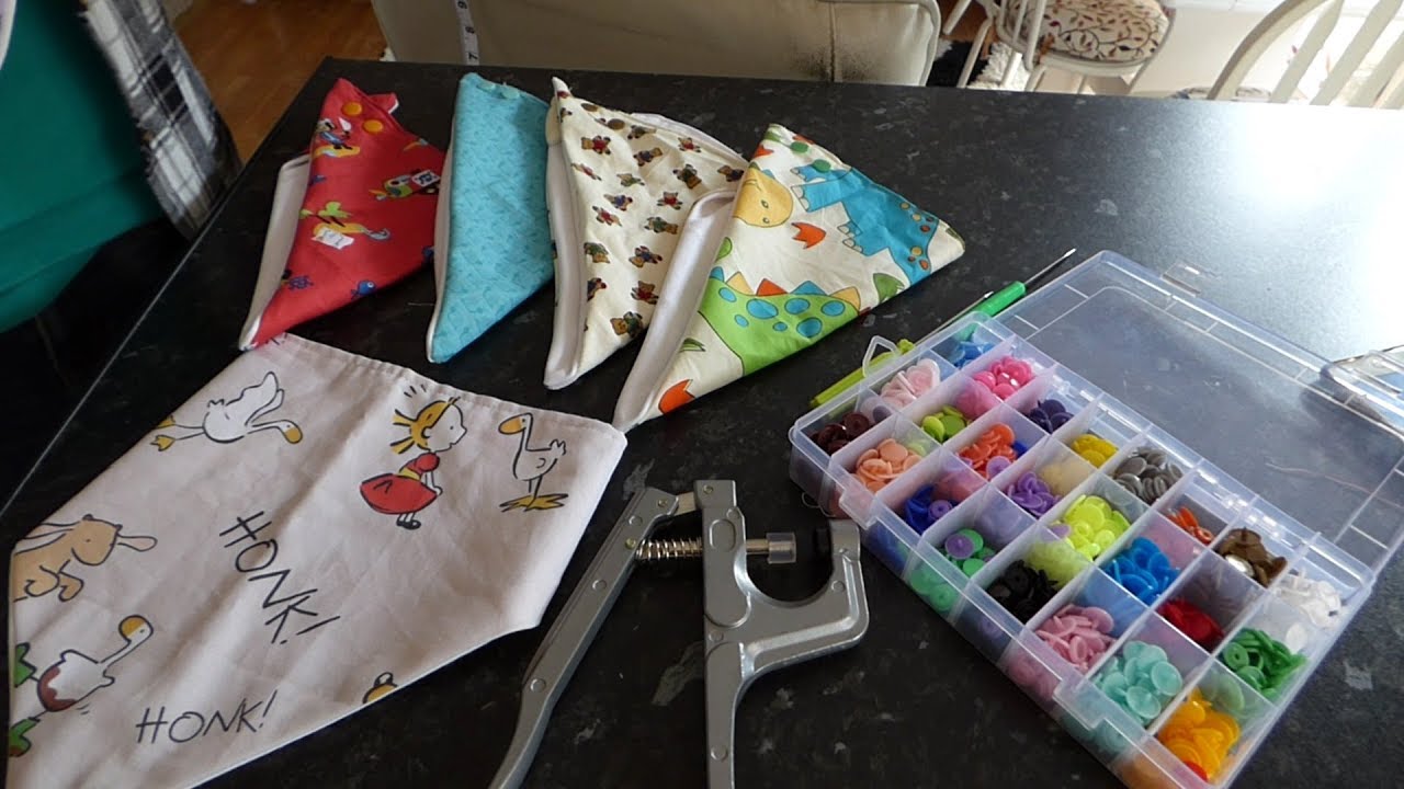 baby bibs with poppers