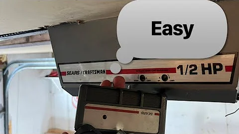 Program a Craftsman Garage Door Opener. #Older #DIPswitch #universal