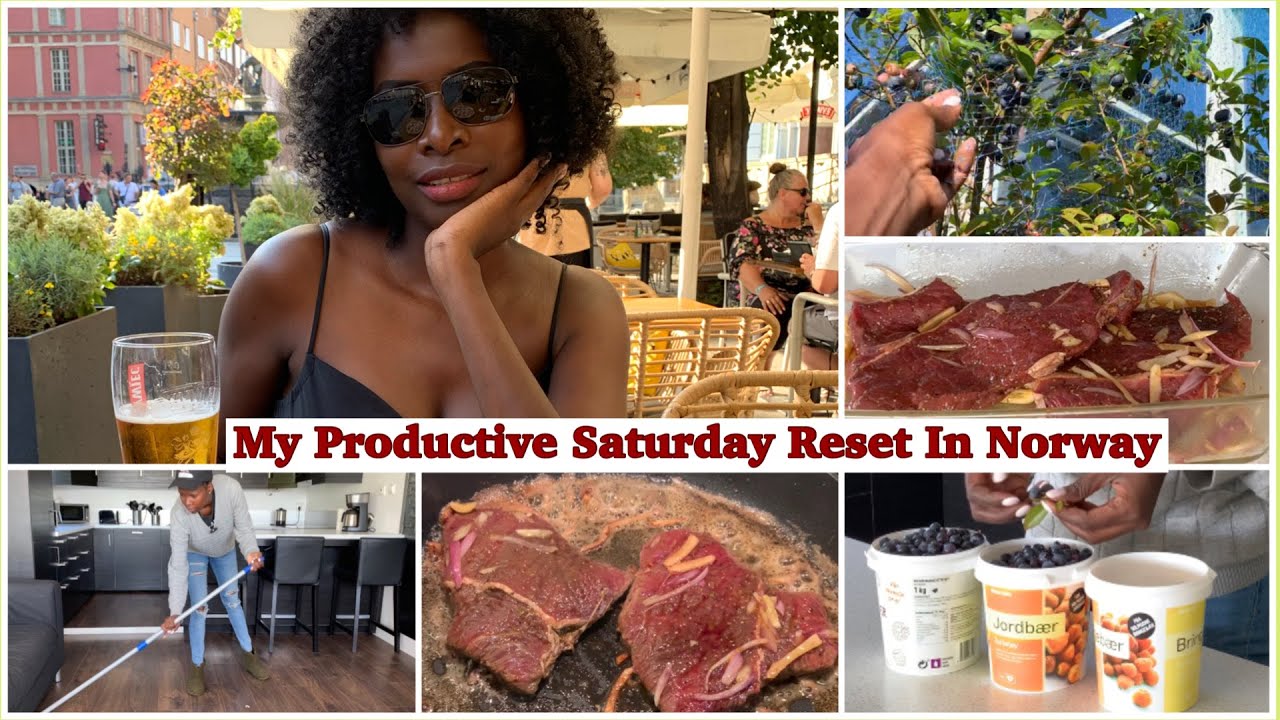 SATURDAY RESET || PRODUCTIVE DAY IN MY LIFE || DEEP CLEAN || HARVEST BLUEBERRIES ||COOK WITH ME
