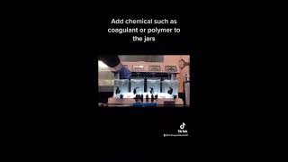Wastewater jar test using DAF