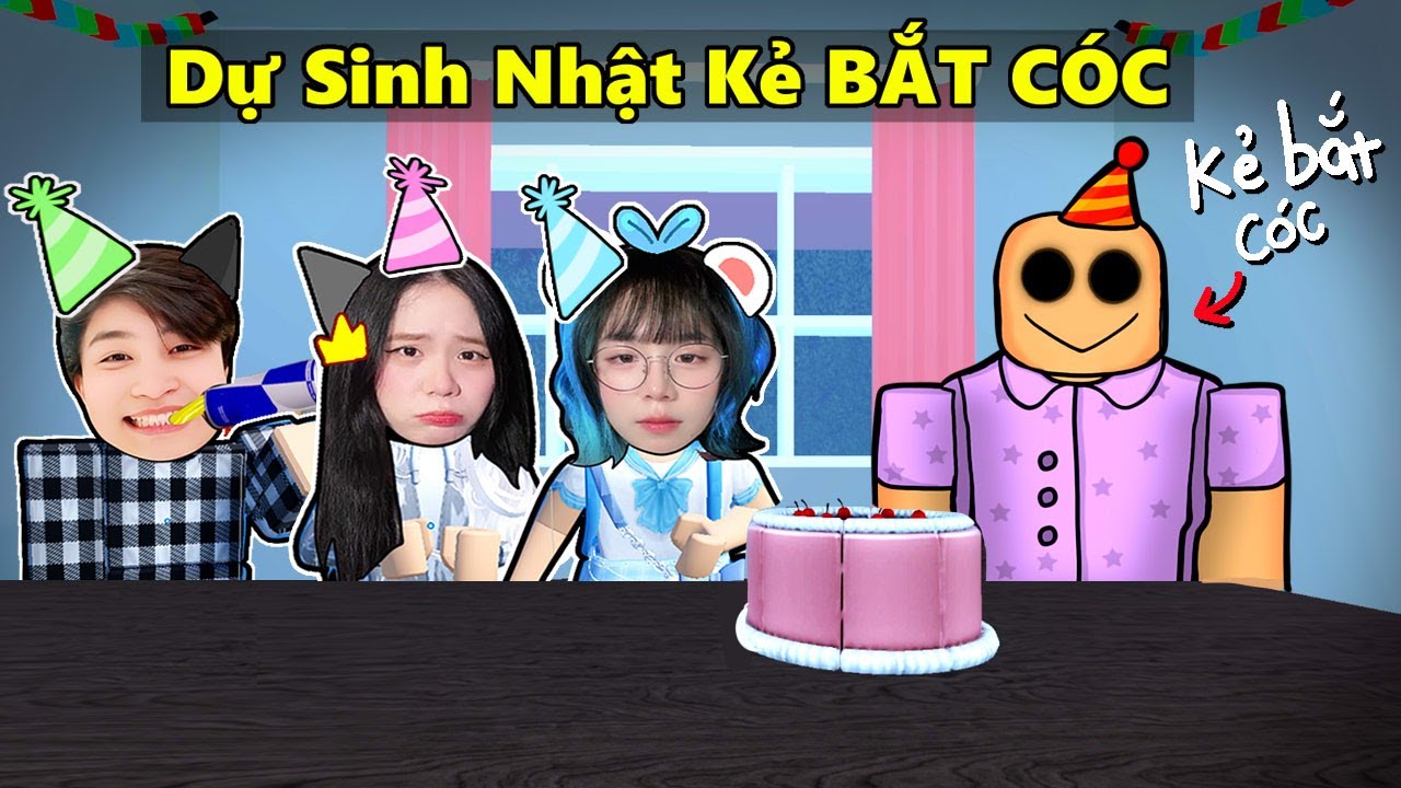 Khi Simmy và Sammy Siro Dự Nhầm Sinh Nhật Của KẺ BẮT CÓC Trong Roblox 😱🍰⁉️