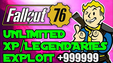 Fallout 76: Unlimited Xp/Legendary exploit/glitch method! Unlimited exp fallout 76! (after patch)