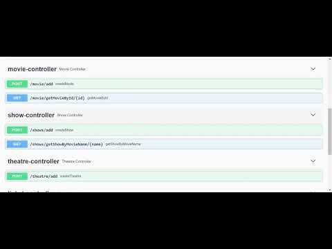 Book My Movie (MOVIE TICKET BOOKING) #backenddeveloper #java #swagger #viral