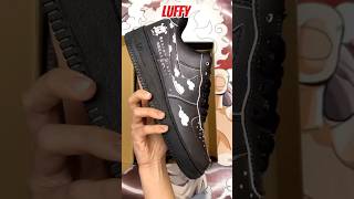 Luffy One Piece Custom Nike Air Force 1 #shorts #sneakers #viral