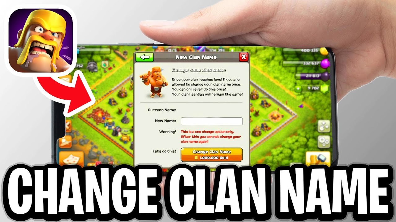 How To Change Clan Name In Clash Of Clans - Full Guide