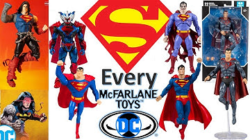 Every DC Multiverse McFarlane Toys Superman Comparison List