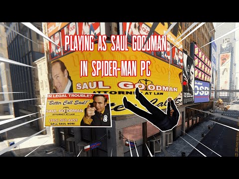 Playing as Saul Goodman in Spider-Man PC (Mods)